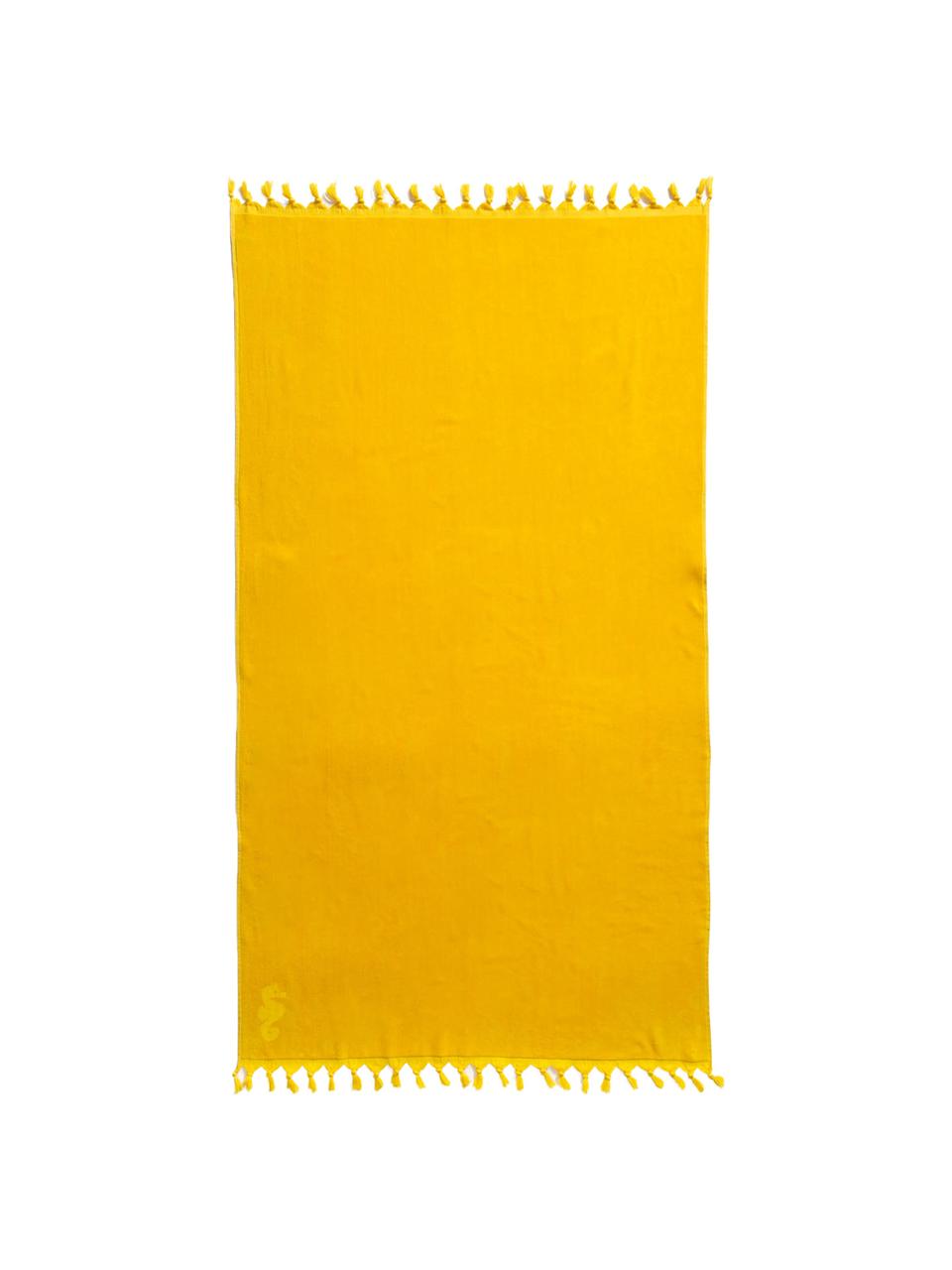 Fouta Lushie, Algodón
Gramaje medio, 355 g/m², Amarillo sol, An 100 x L 180 cm