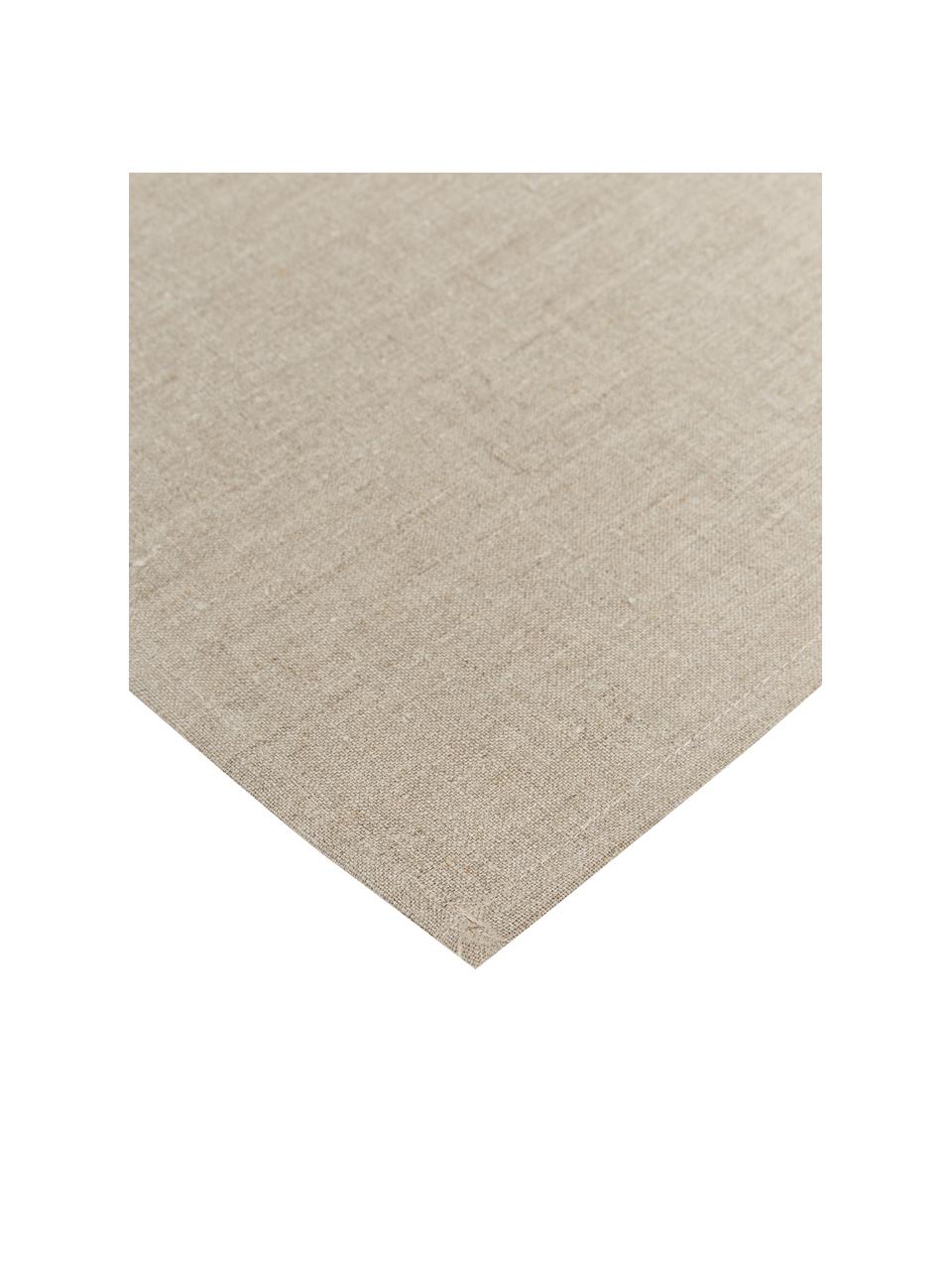 Linnen theedoek Heddie, 100% linnen, Beige, B 50 x L 70 cm