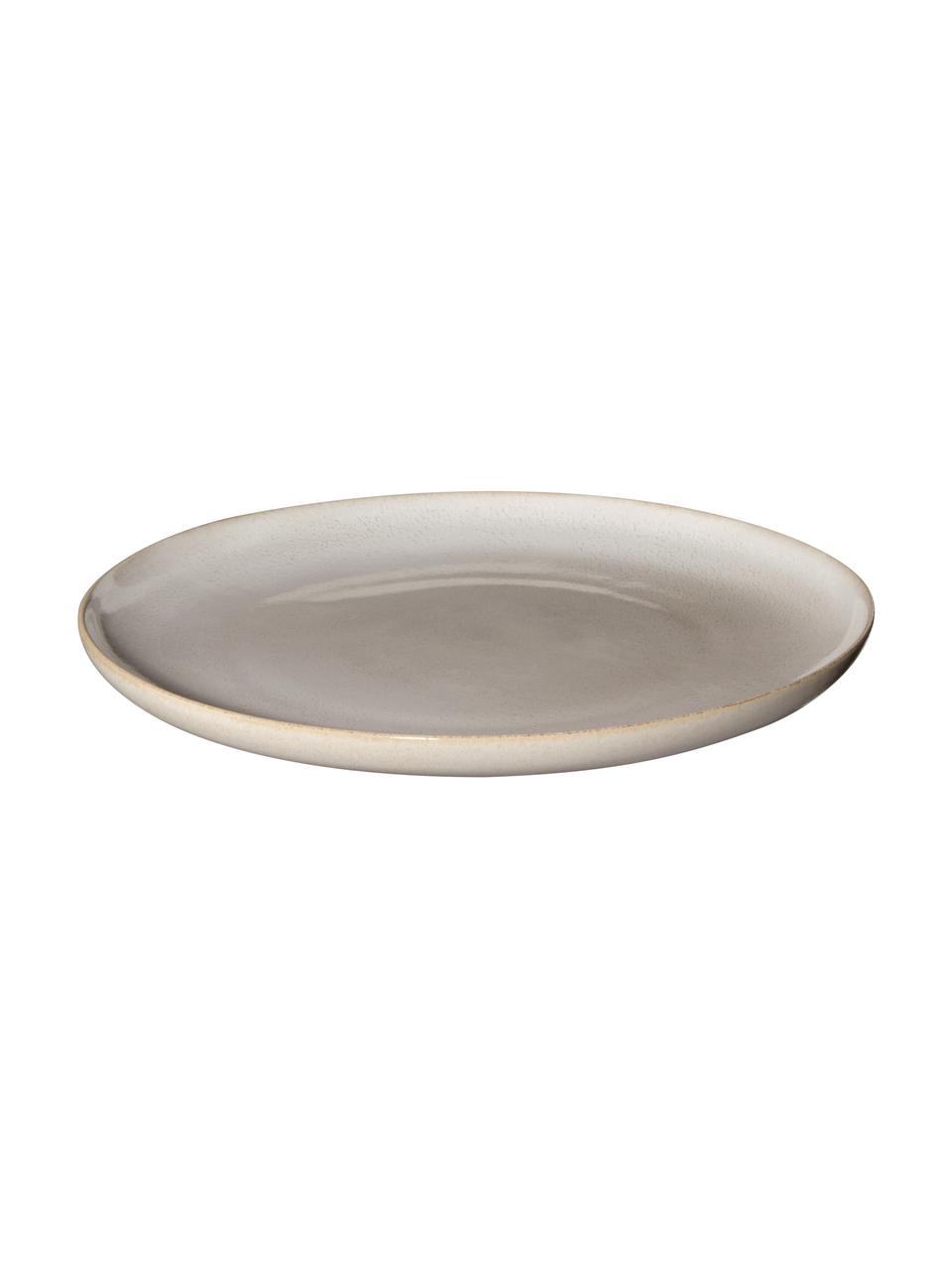 Snídaňový talíř z kameniny Saisons, 6 ks, Kamenina, Béžová, Ø 21 cm