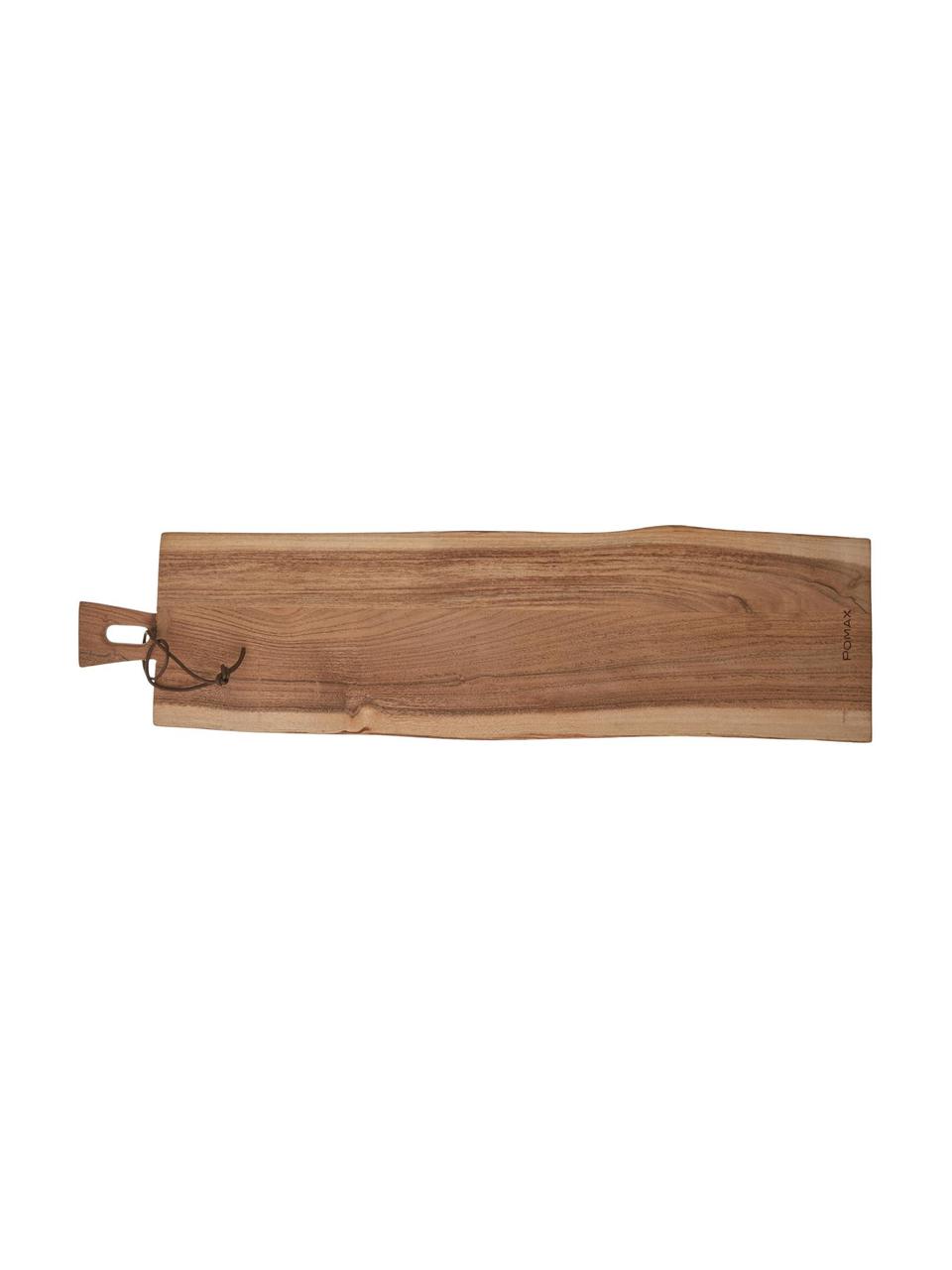 Prkénko z akáciového dřeva Limitless, D 65 cm x Š 15 cm, Akáciové dřevo, Tmavé dřevo, D 65 cm, Š 15 cm