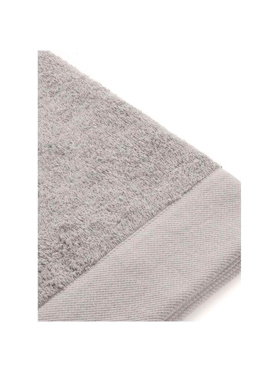 Asciugamano in cotone misto riciclato Blend, Grigio chiaro, Asciugamano per ospiti