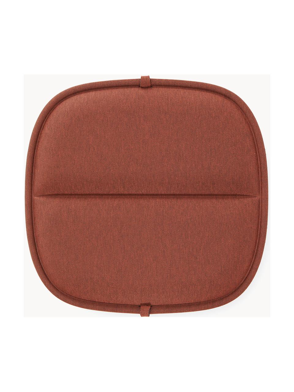 Cojín de asiento para exterior Hiray, Tapizado: 50% poliacrílico, 45% pol, Rojo indio, An 36 x L 35 cm