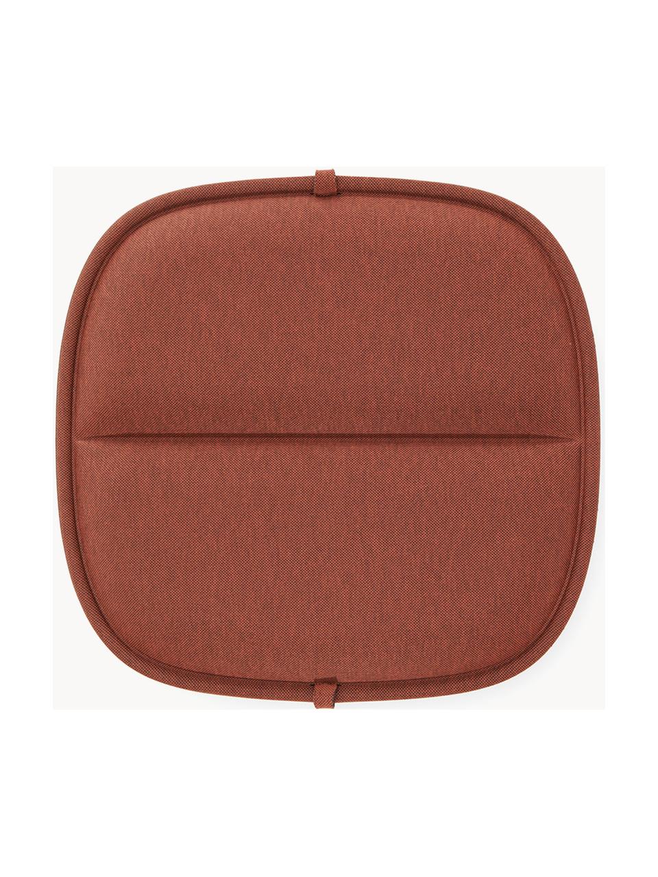 Cuscino sedia da esterno Hiray, Rivestimento: 50% poliacrilico, 45% pol, Rosso ruggine, Larg. 36 x Lung. 35 cm