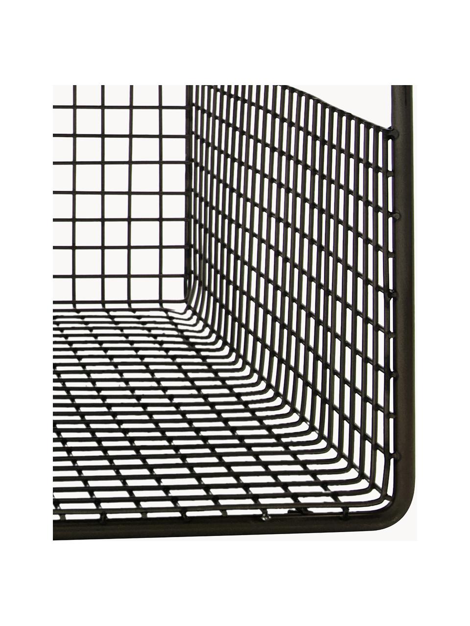 Rangement sous plancher en acier Fari, Acier, enduit, Noir, larg. 35 x haut. 14 cm