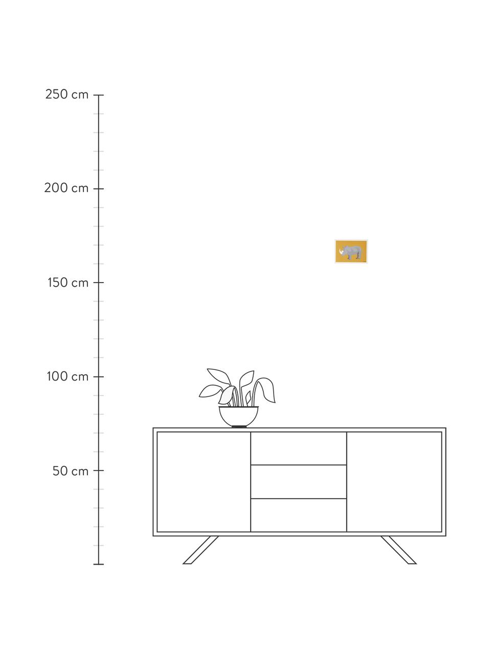 Poster-Set Tarangire, 3-tlg., Papier, Mehrfarbig, Set mit verschiedenen Größen