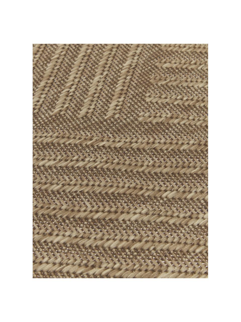 Tapis d'extérieur beige Ory, 100 % polypropylène, Beige, larg. 80 x long. 200 cm