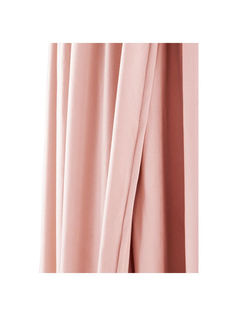 Betthimmel Savannah, Polyester, Rosa, Ø 55 x 240 cm