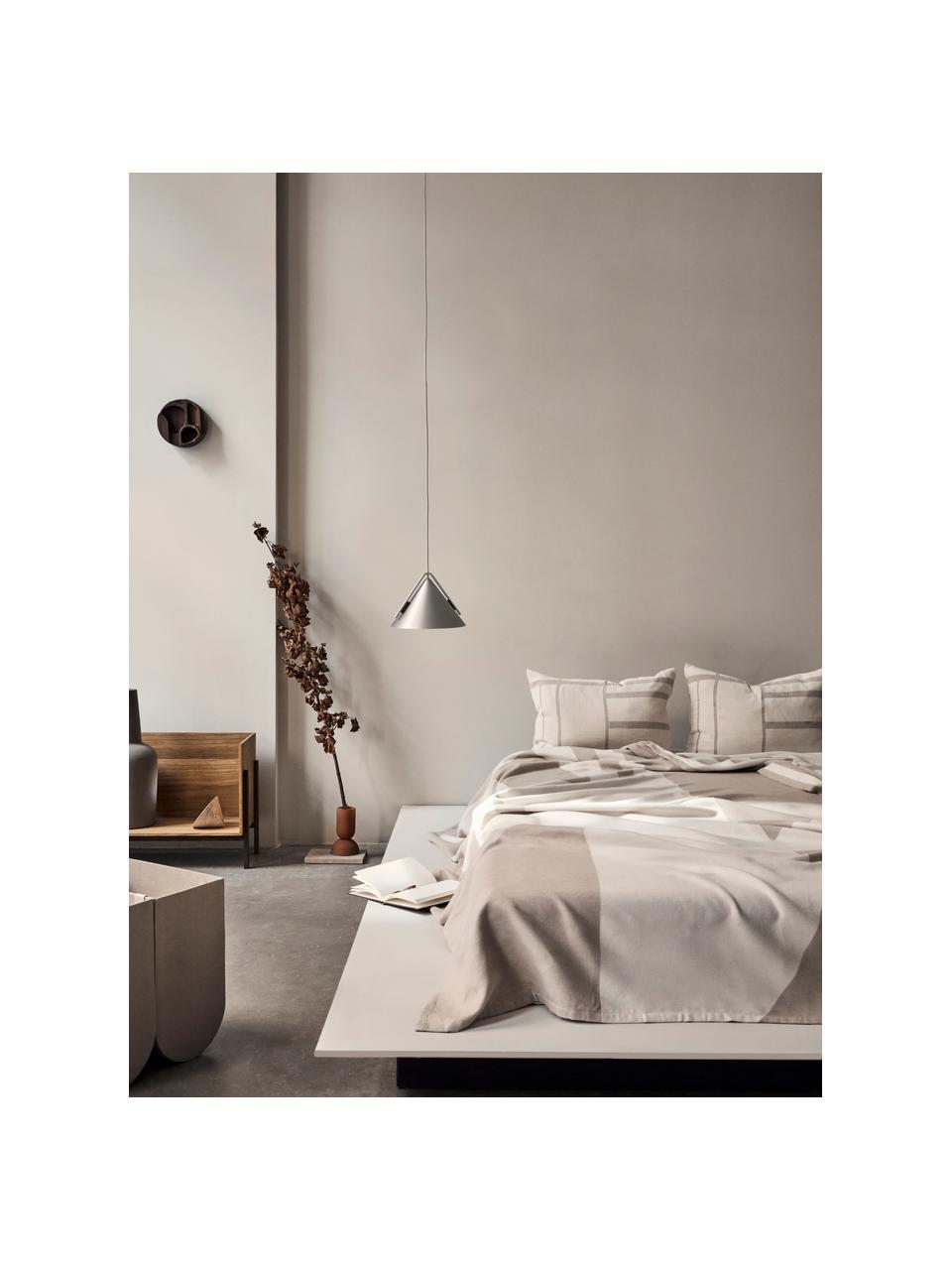 Bavlněný povlak na polštář Architecture, Bavlna, Béžová, tlumeně bílá, Š 40 x D 60 cm