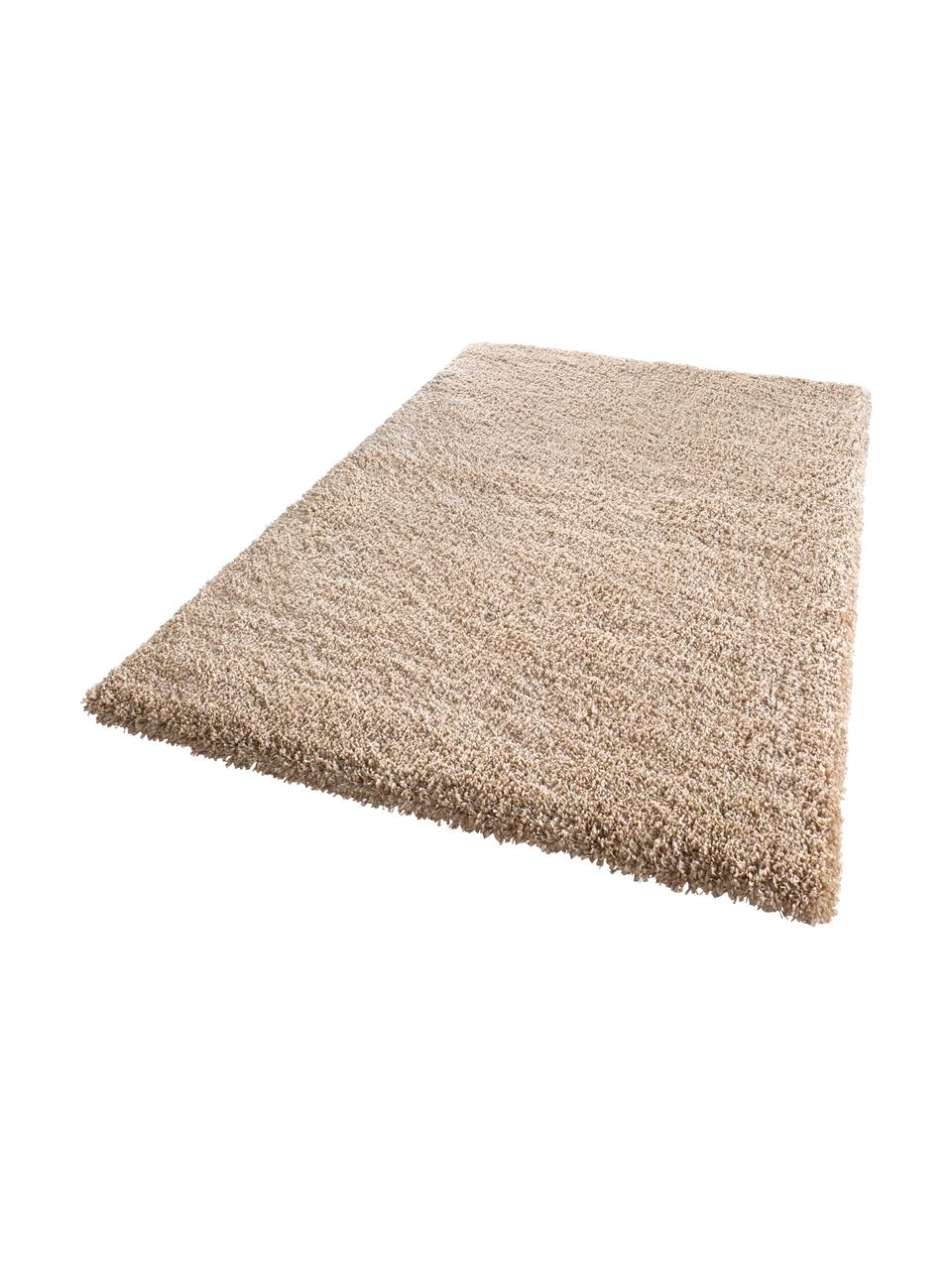 Tapis shaggy doux à poils longs marron Venice, Brun