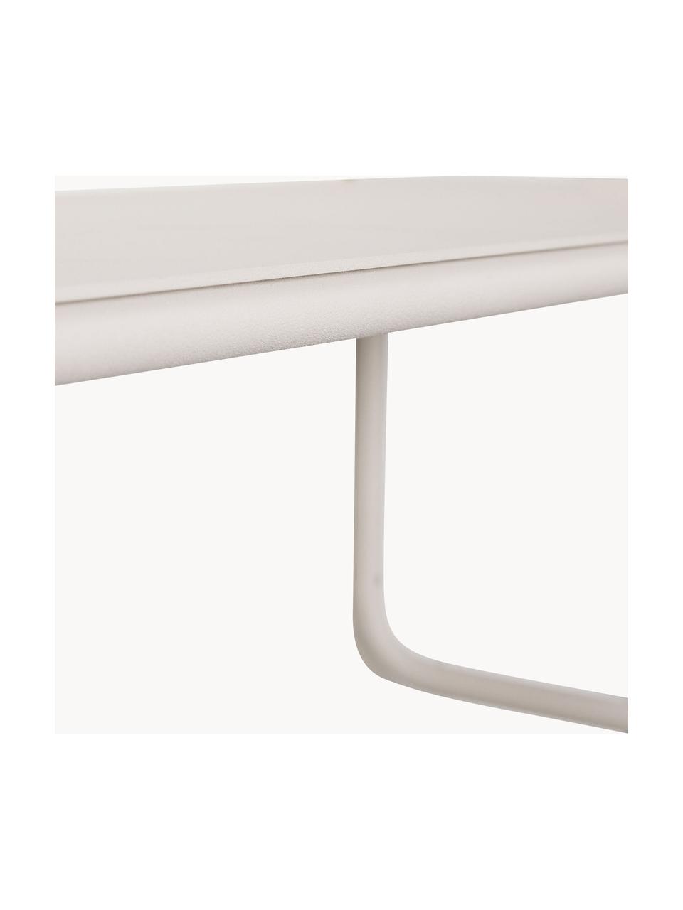 Perchero de pared Welcome, Metal recubierto, Beige claro, An 61 x F 22 cm