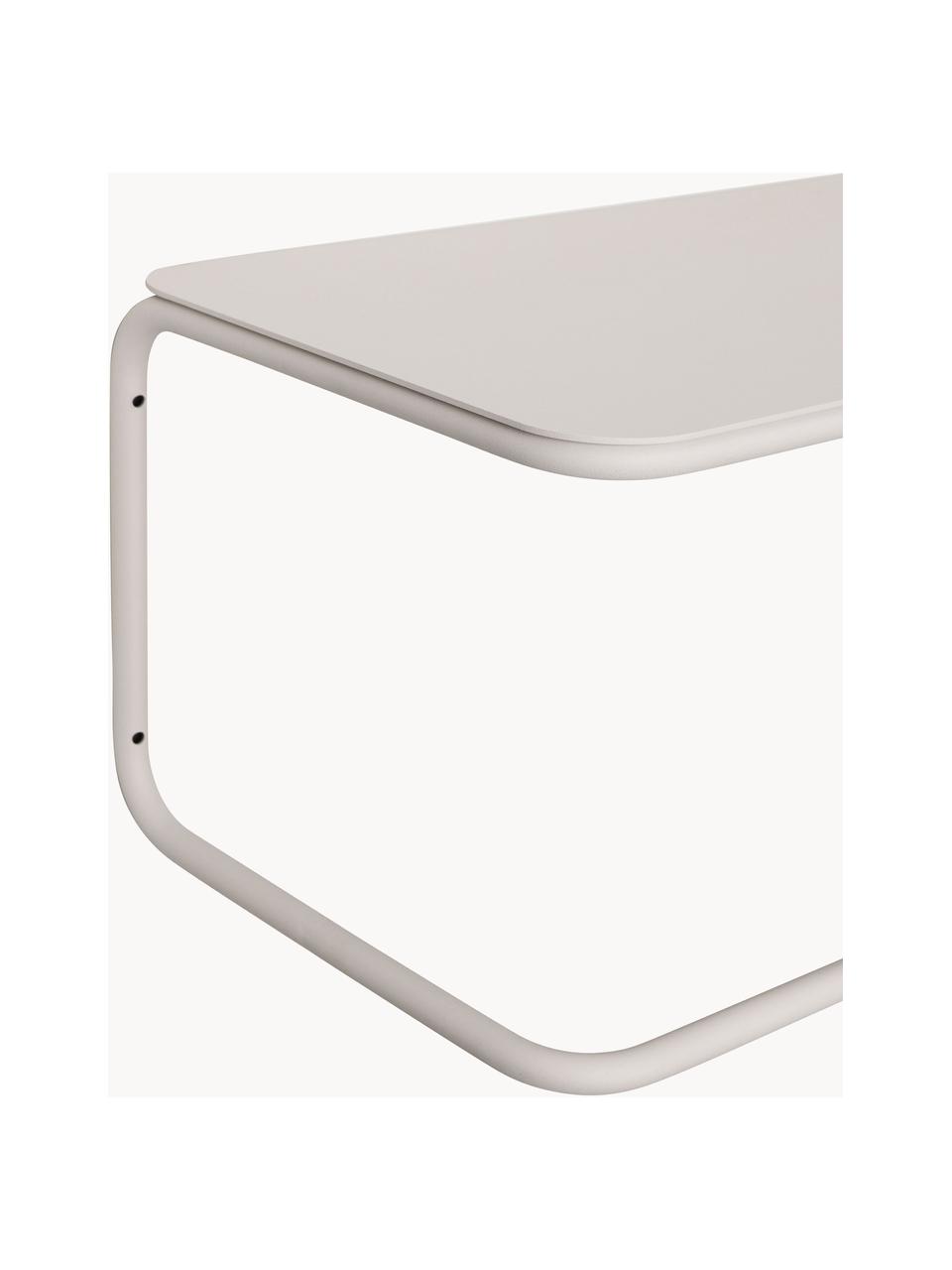 Appendiabiti da parete Welcome, Metallo rivestito, Beige chiaro, Larg. 61 x Alt. 22 cm