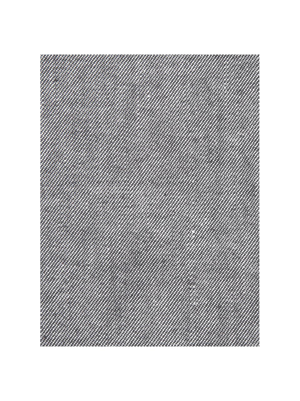 Bettwäsche Cashmere in Grau, Grau, 135 x 200 cm + 1 Kissen 80 x 80 cm