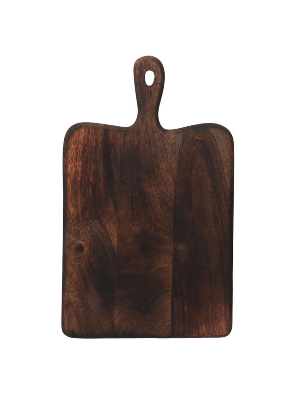 Tagliere in legno di mango Branek, Legno di mango, Marrone scuro, Larg. 40 x Alt. 1 cm