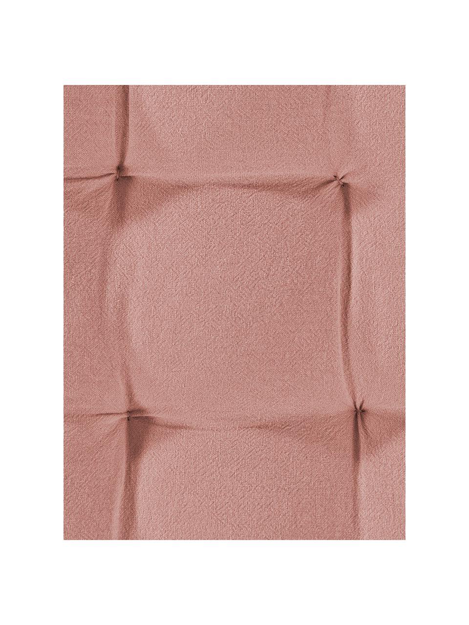 Poduszka na siedzisko Billie, Bawełna, Brudny różowy, S 40 x D 40 cm
