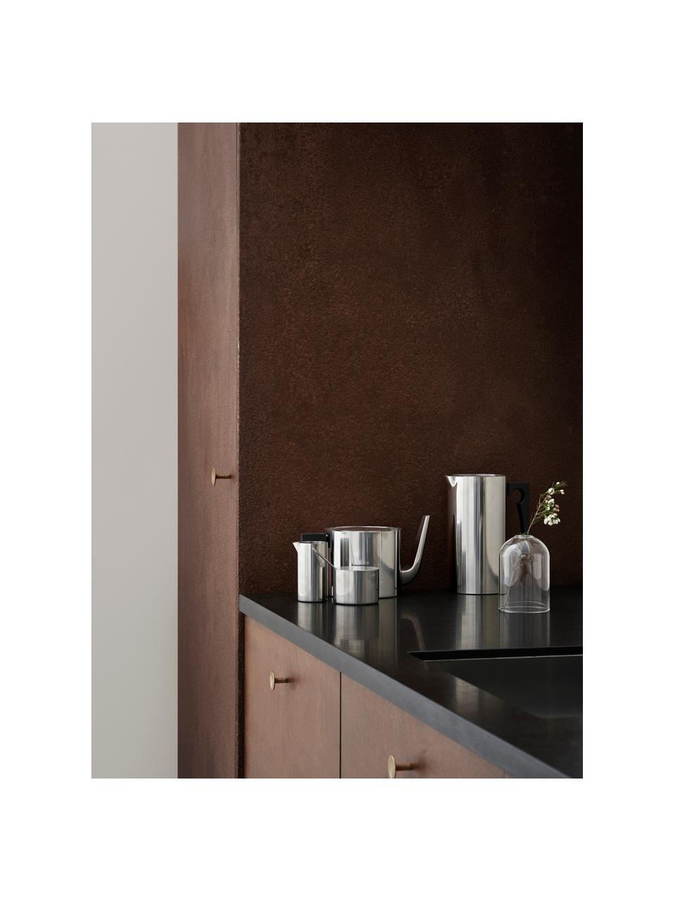 Dzbanek do herbaty Arne Jacobsen, 1,25 l, Korpus: stal szlachetna, Odcienie srebrnego, 1,25 l