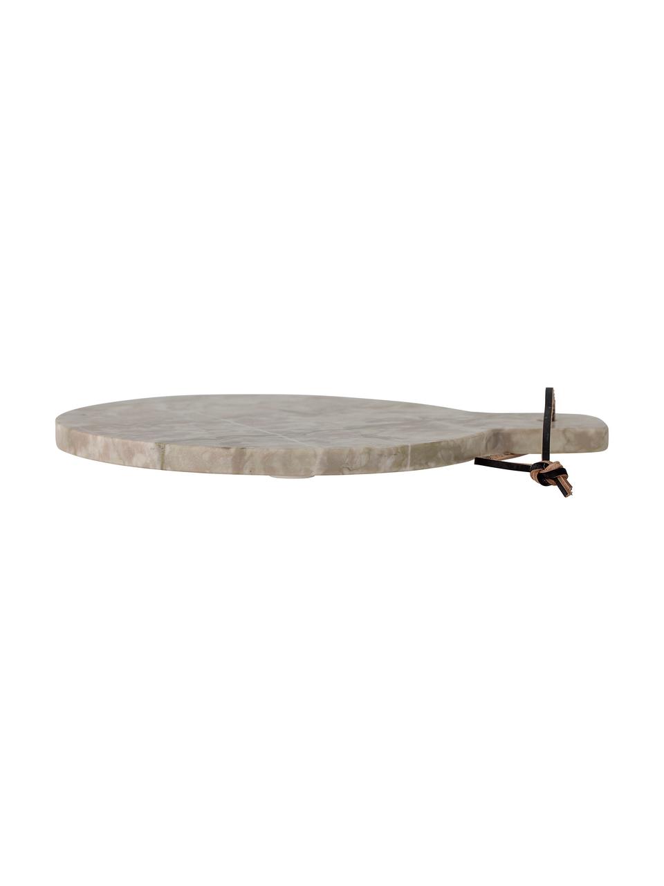 Mramorový servírovací tanier Danaí, D 31 x Š 26 cm, Sivá mramorová, D 31 x Š 26 cm
