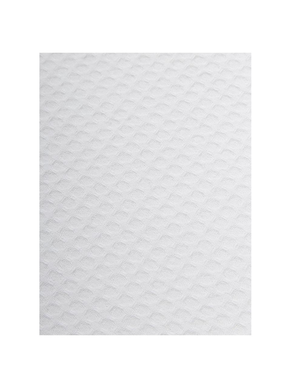 Pościel z bawełny Waffle Living, 100% bawełna
Produkt wykonany jest z bawełny, która jest przyjemnie miękka dla skóry, dobrze wchłania wilgoć i jest odpowiednia dla alergików, Biały, 155 x 220 cm