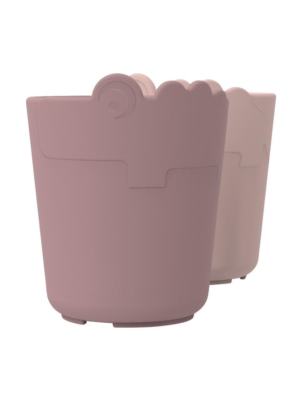 Set de tazas Kiddish, 2 uds., Plástico, Tonos rosa, Ø 7 x Al 8 cm, 100 ml
