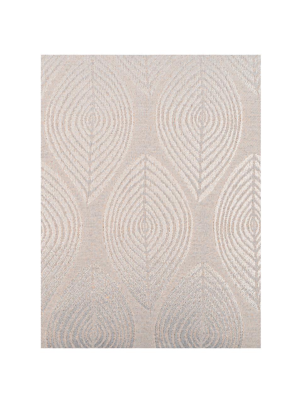 Federa arredo beige con motivo lucido Dulce, 78% poliestere, 22% cotone, Beige, Larg. 40 x Lung. 40 cm