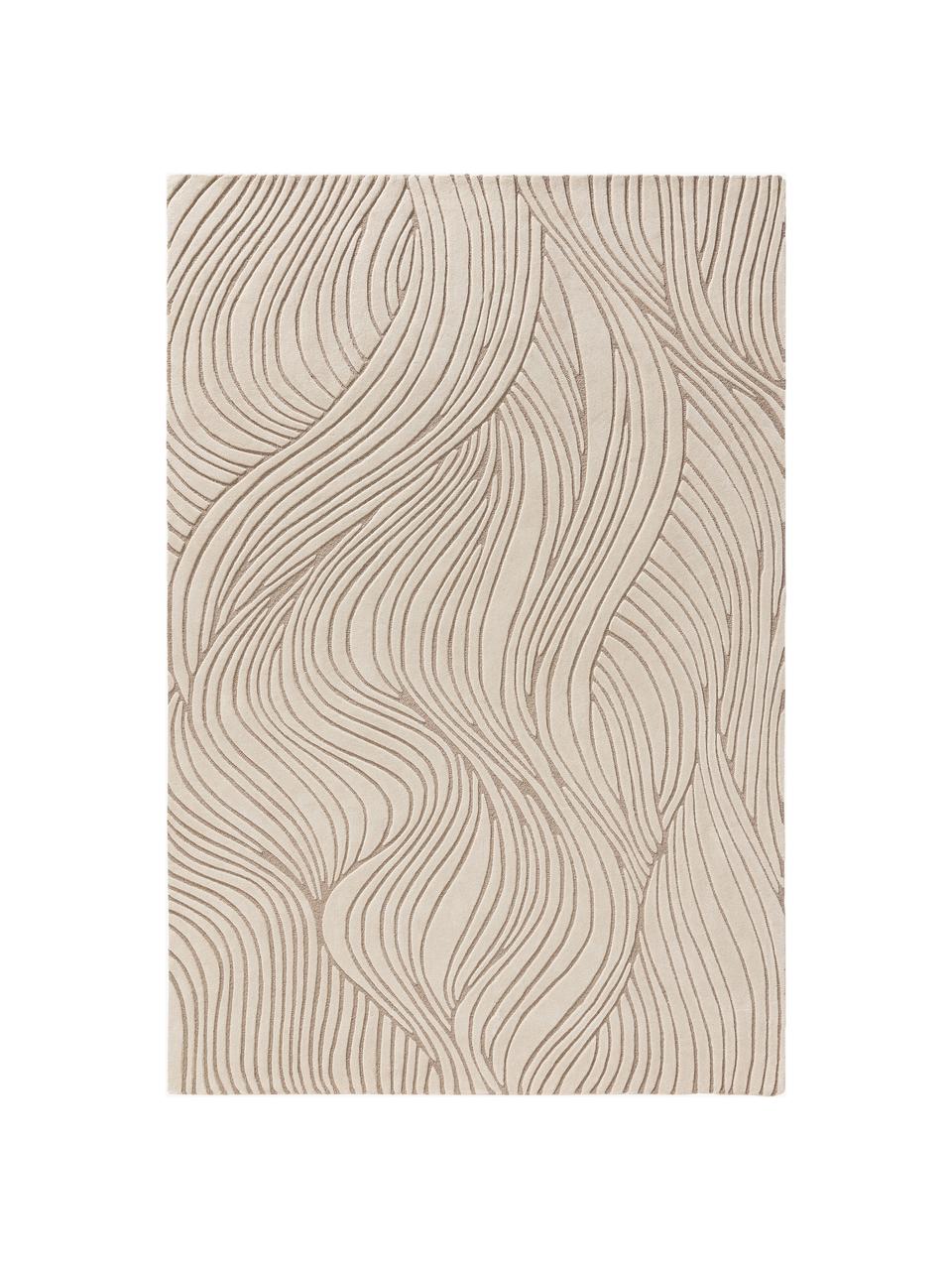 Tapis en laine tufté à la main Tess, 100 % laine

Les tapis en laine peuvent perdre des fibres lors des premières semaines et des peluches peuvent se former, ce phénomène est naturel et diminue à mesure de votre usage et du temps, Beige clair, taupe, larg. 120 x long. 170 cm (taille S)