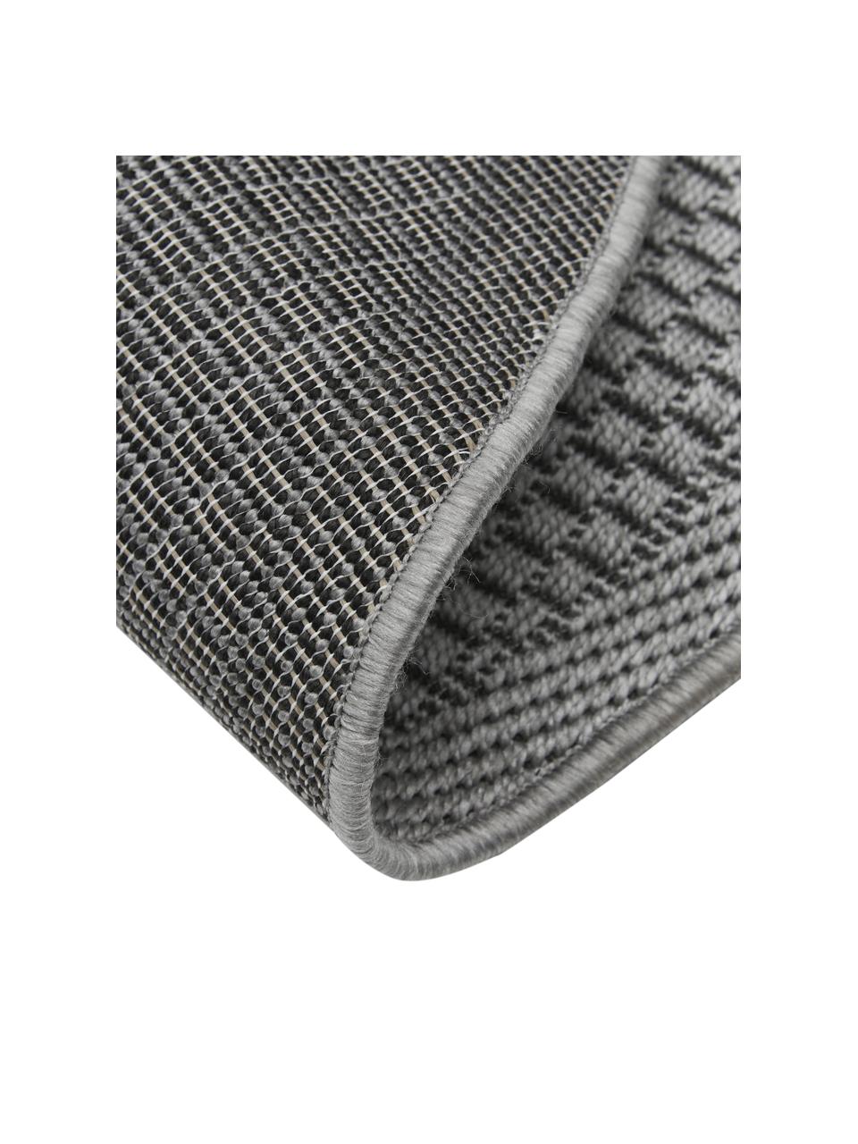Tappeto ovale da interno-esterno color grigio Toronto, 100% polipropilene, Grigio, Larg. 160 x Lung. 230 cm, (taglia M)