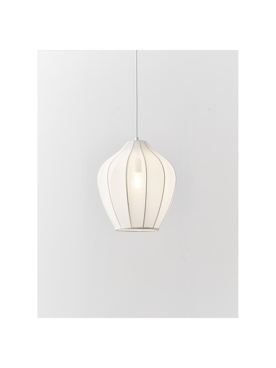 Suspension en tulle Beau, Blanc, Ø 40 x haut. 42 cm