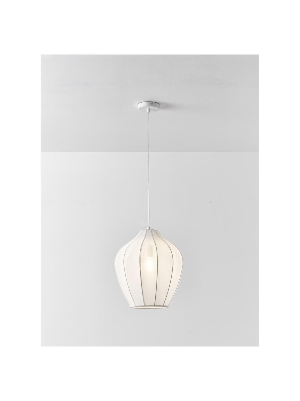 Suspension en tulle Beau, Blanc, Ø 40 x haut. 42 cm