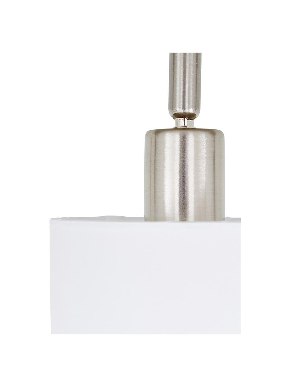 Klasické stropní svítidlo Casper, Stříbrná, bílá, Š 78 cm, V 7 cm