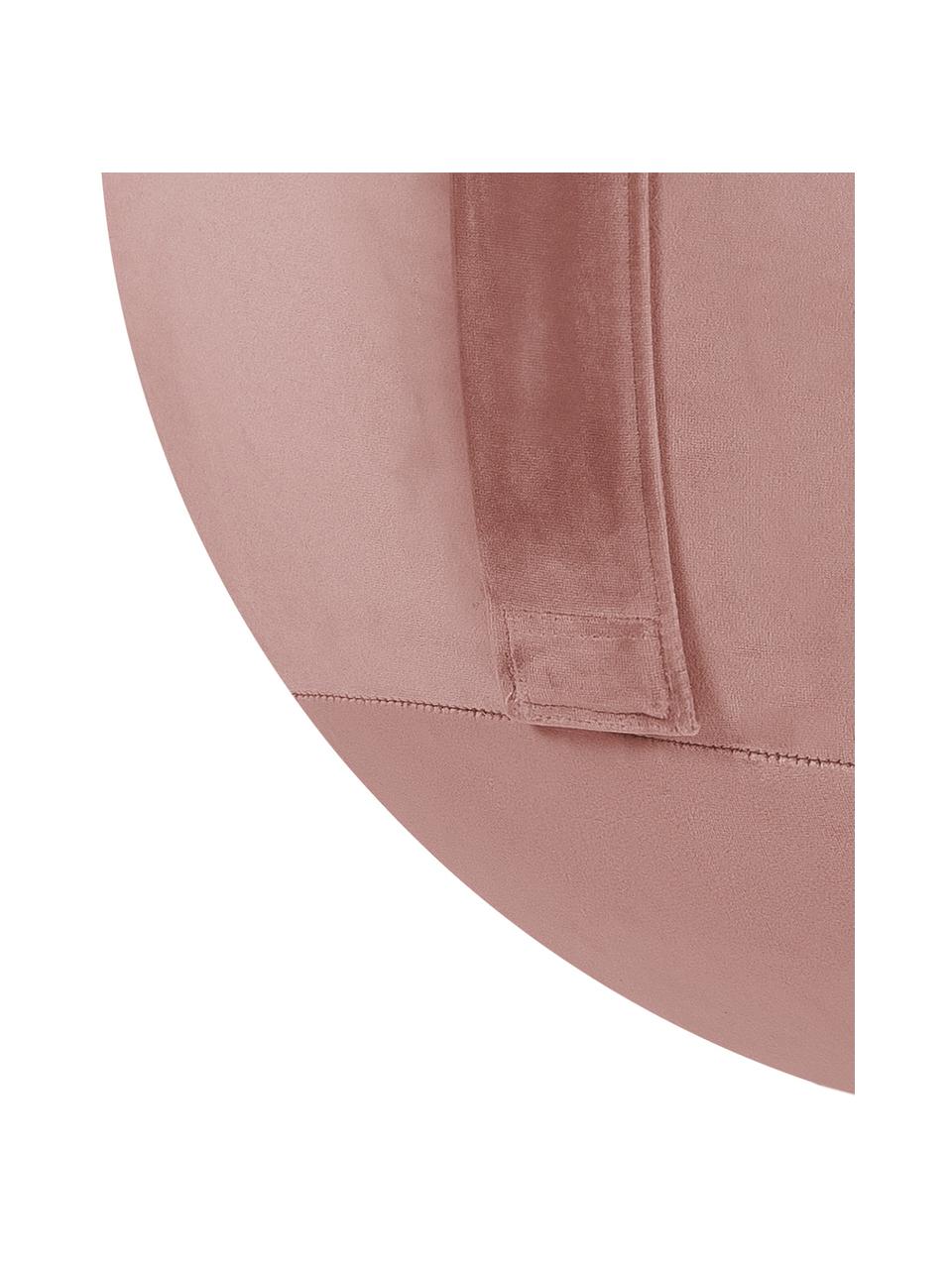 Fluwelen zitbal Velvet, Bekleding: polyester fluweel, Fluweel oudroze, Ø 65 cm