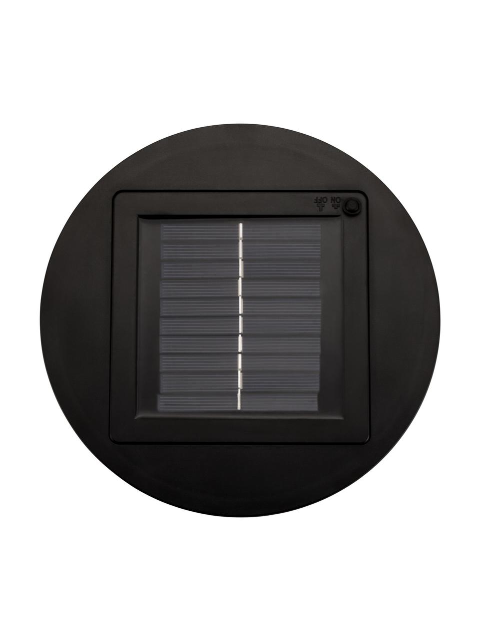 Zewnętrzna lampa solarna Sunshine Coziness, Czarny, szary, Ø 28 cm x W 77 cm