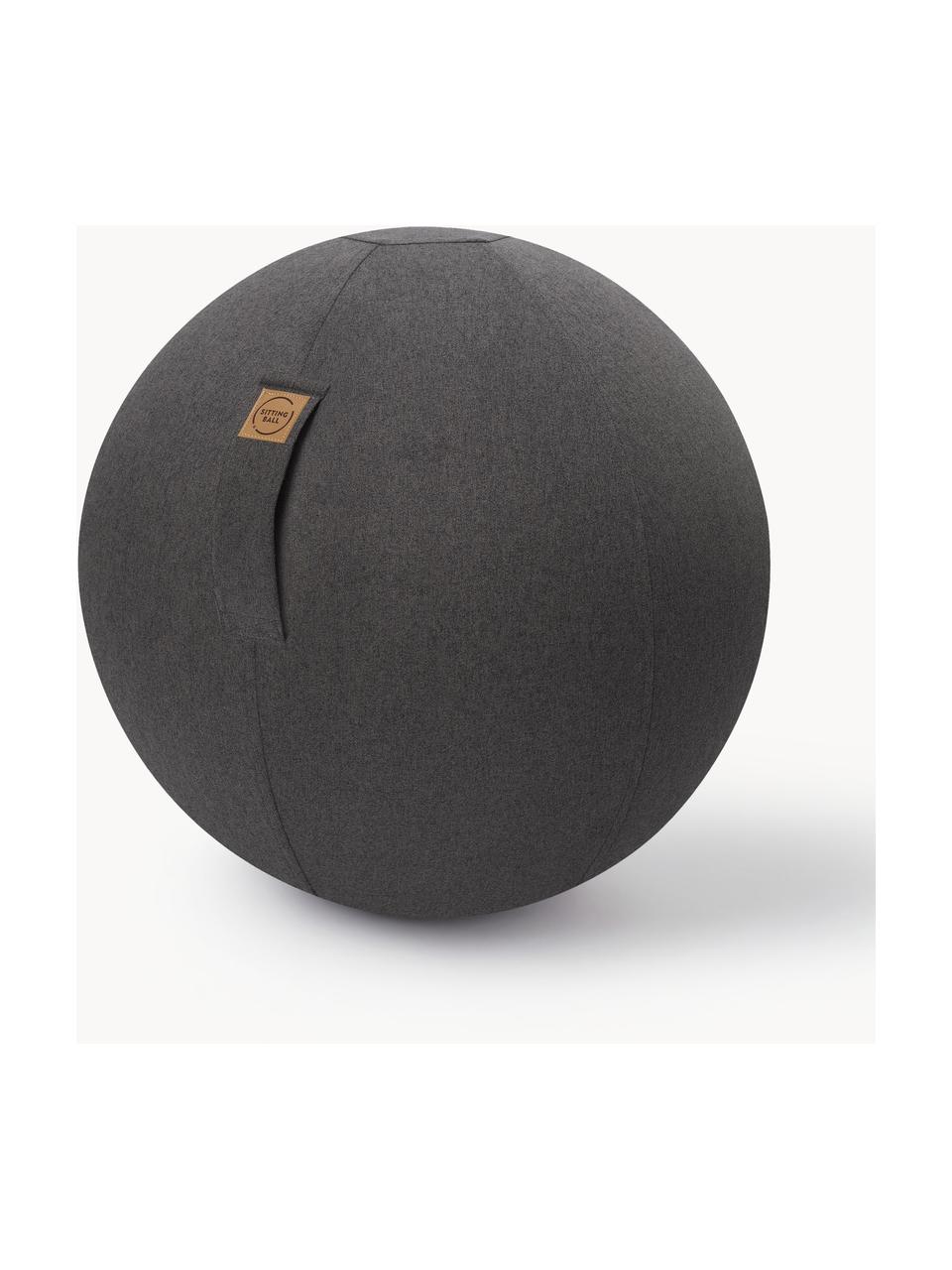 Gym ball textile Felt, Tissu anthracite, Ø 65 cm