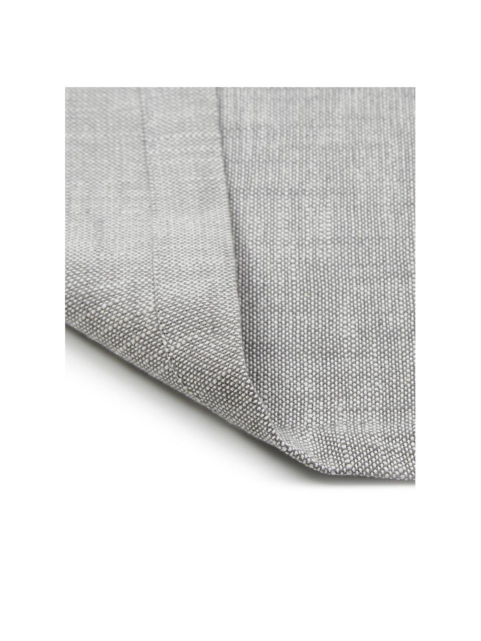 Tischläufer Tonnika, Baumwolle, Grau, 45 x 150 cm