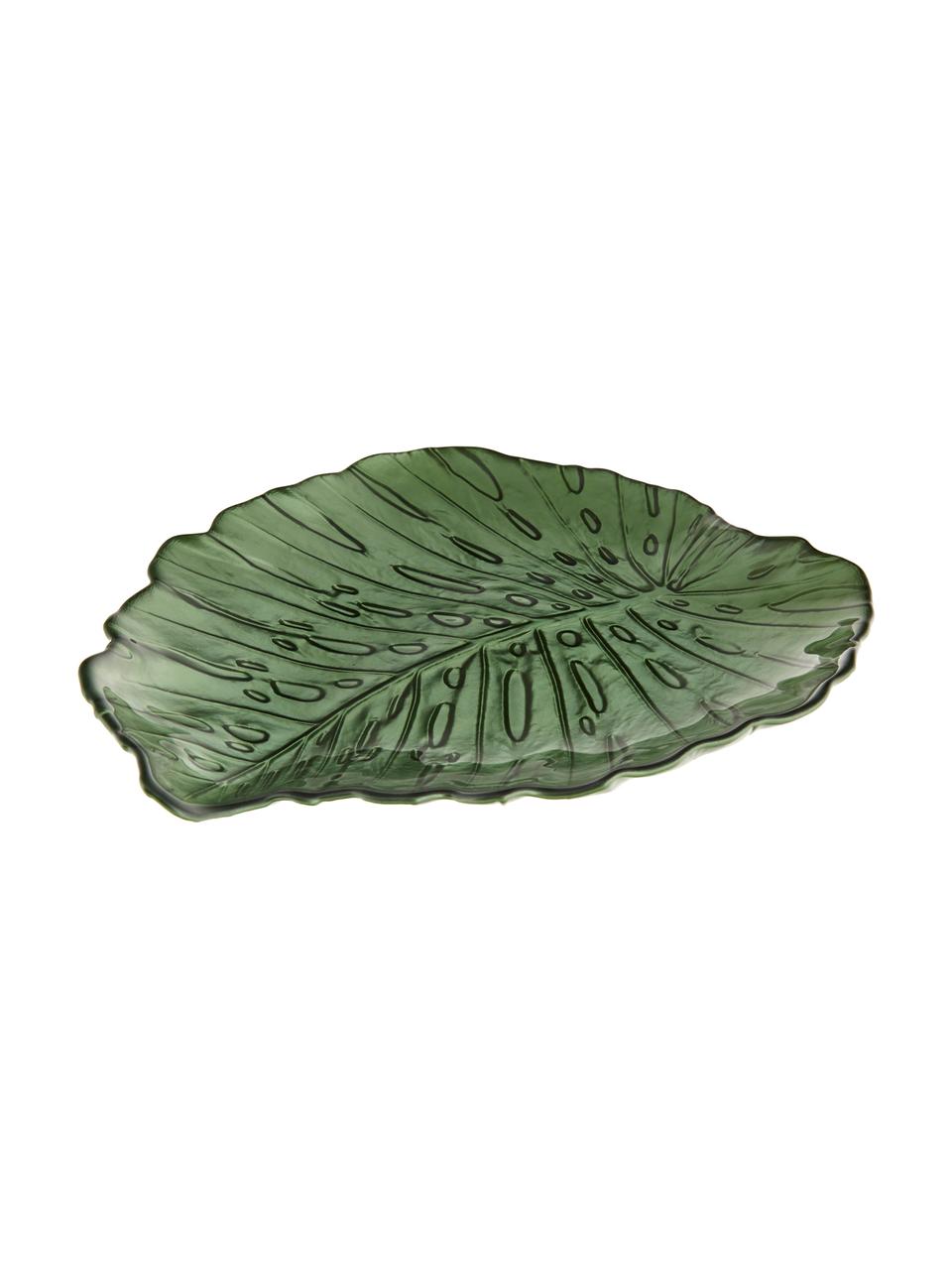 Serveerplateau Hellea, Glas, Groen, 35 x 2 cm