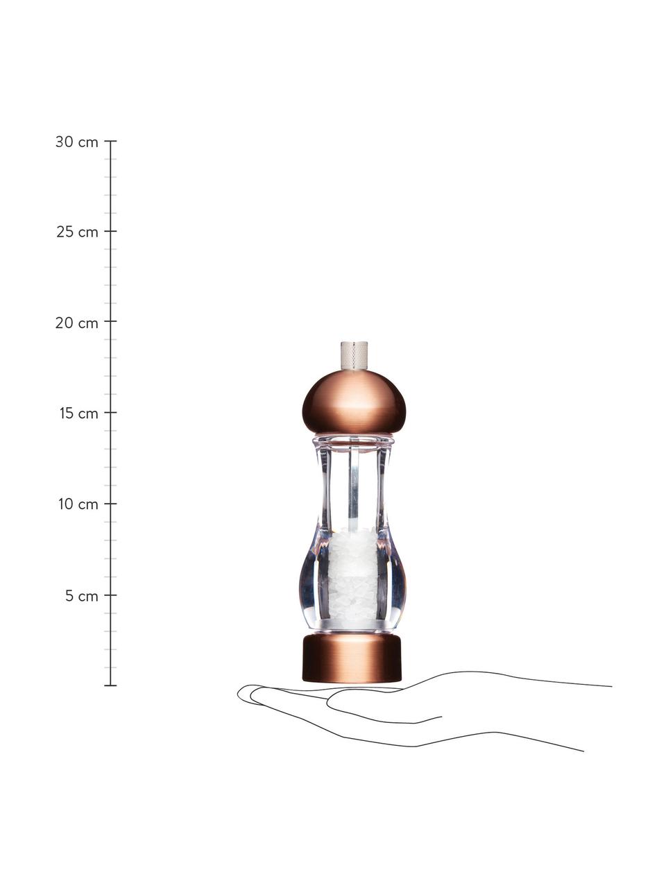 Mlýnek na sůl Master, Kartáčovaná měď, Ø 6 cm, V 19 cm