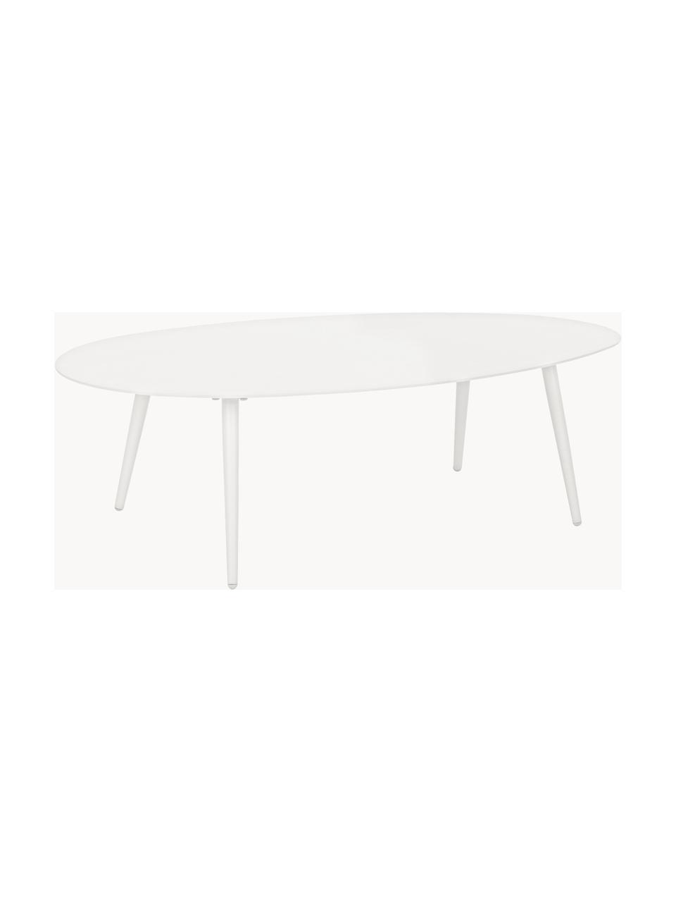 Mesa de centro blanca 120 Oval