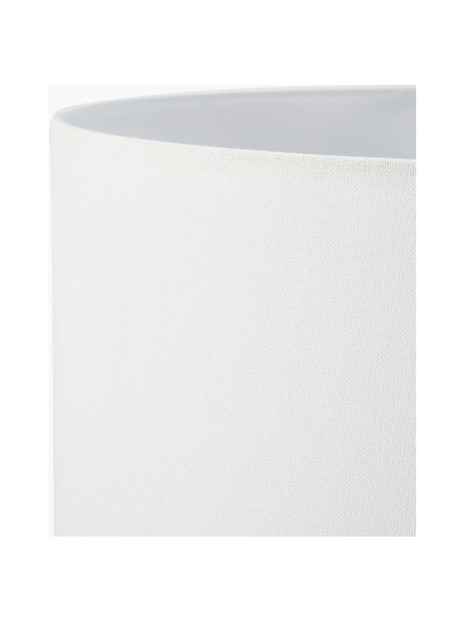 Lampadaire en bois de frêne Jascha, Bois de frêne clair, blanc, Ø 50 x haut. 145 cm