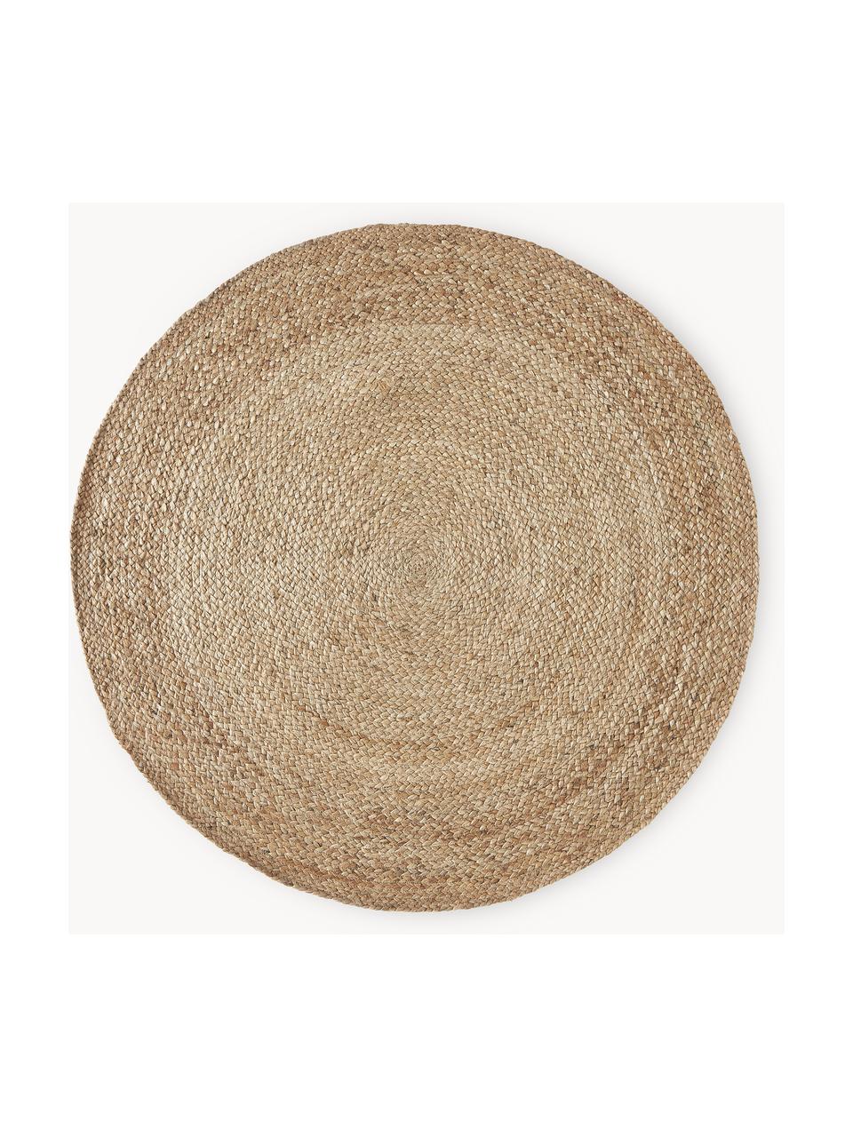 Tapis rond en jute fait main Sharmila, 100 % jute

Le toucher des tapis en jute peut être rugueux, ils ne sont pas adaptés aux contacts directs avec la peau, Brun, Ø 100 cm (taille XS)