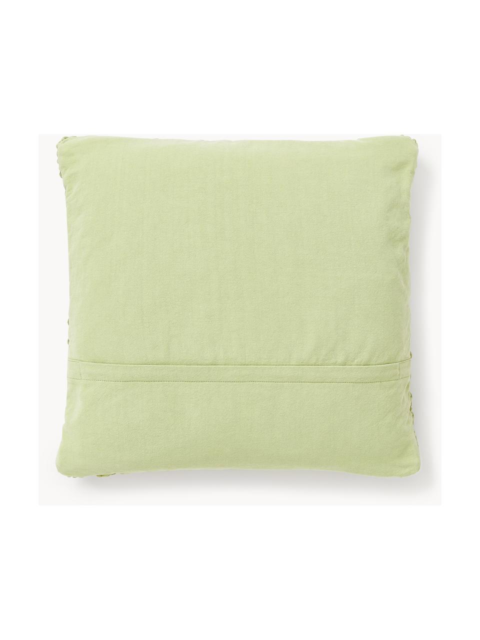 Housse de coussin tricotée en coton Gabrielle, 100 % coton

Le matériau est certifié STANDARD 100 OEKO-TEX®, 11.HIN.00050, Hohenstein HTTI, Vert, larg. 45 x long. 45 cm