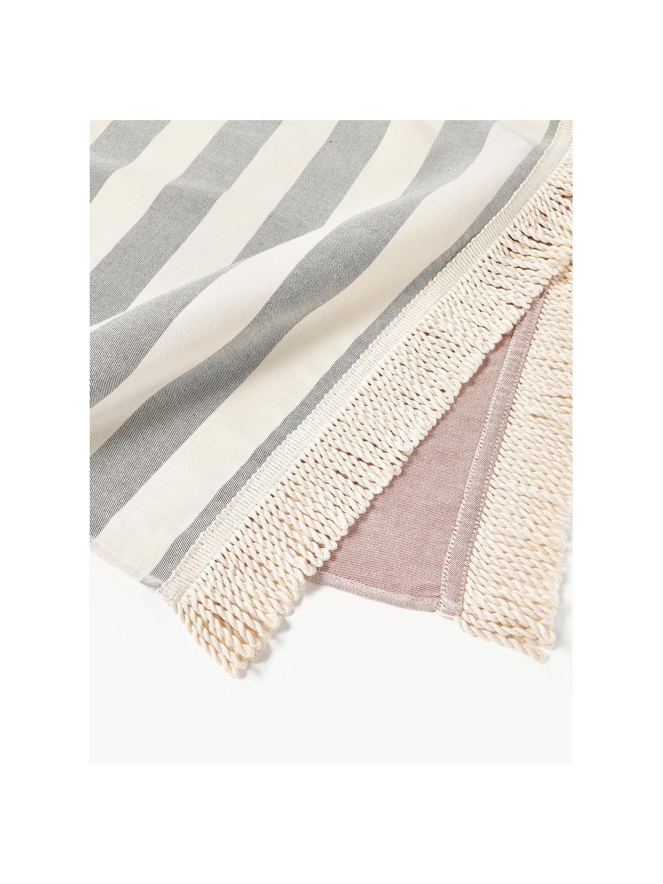 Fouta a rayas con flecos Priya, 100% algodón
Gramaje ligero 210 g/m²

El material utilizado para este producto ha sido probado contra sustancias nocivas y está certificado según el STANDARD 100 by OEKO-TEX®, 3883CIT, CITEVE., Tonos rosas, gris, beige, An 100 x L 180 cm