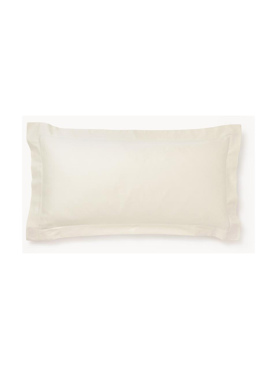 Baumwollsatin-Kopfkissenbezug Premium, Webart: Satin Fadendichte 400 TC,, Hellbeige, B 40 x L 80 cm