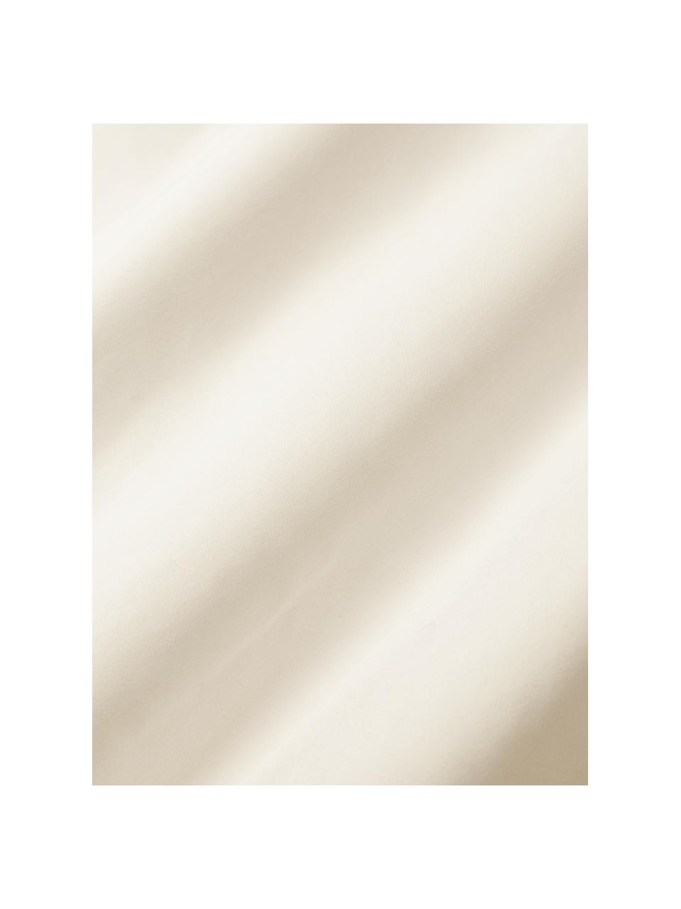 Baumwollsatin-Kopfkissenbezug Premium, Webart: Satin Fadendichte 500 TC,, Hellbeige, B 40 x L 80 cm