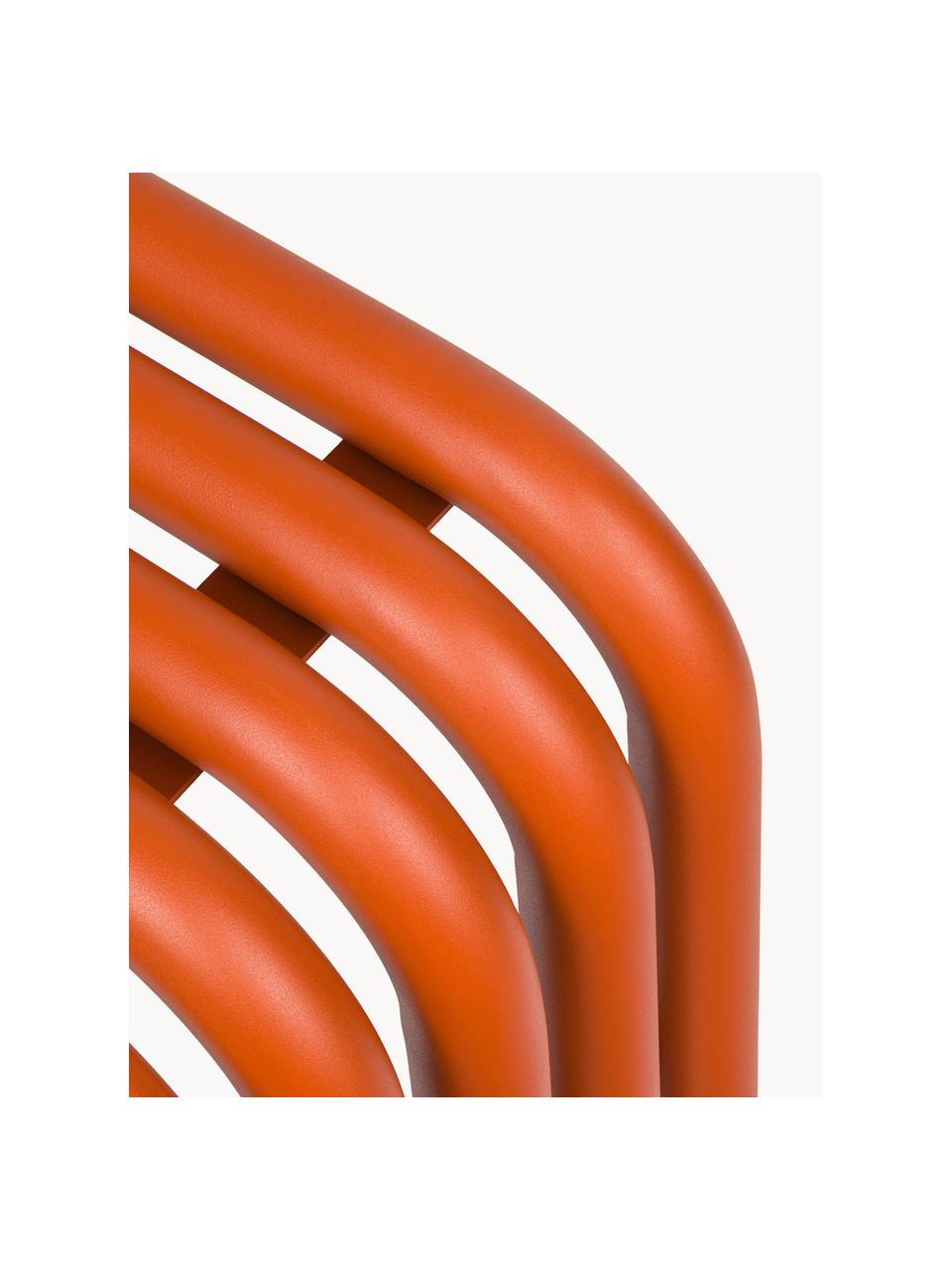 Tabouret Nokk, Acier, revêtement par poudre, Orange, larg. 43 x haut. 43 cm