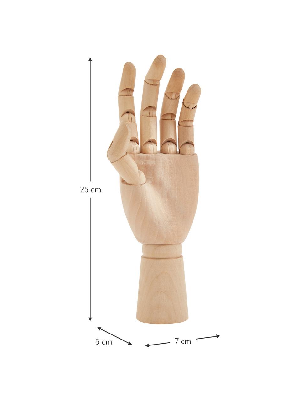 Accessoire décoratif Hand, Arbre d'herbe, Bois clair, larg. 7 x haut. 25 cm