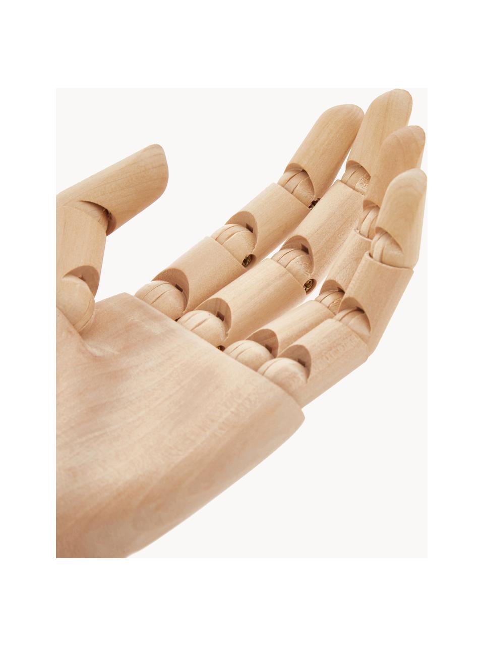 Dekorácia Hand, Živičník, Svetlé drevo, Š 7, V 25 cm