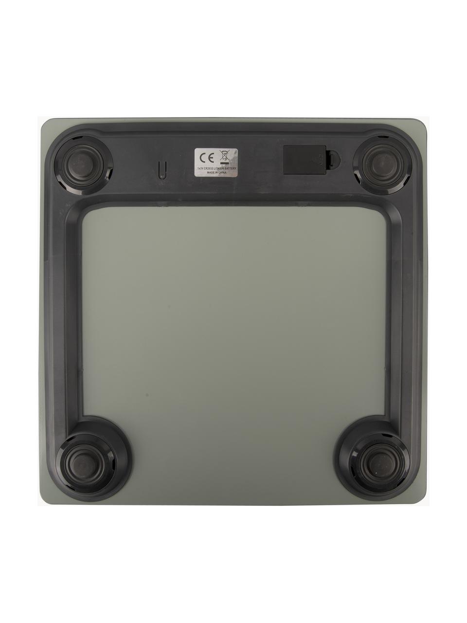 Digitale personenweegschaal Libra, Glas, Saliegroen, B 28 x D 28 cm