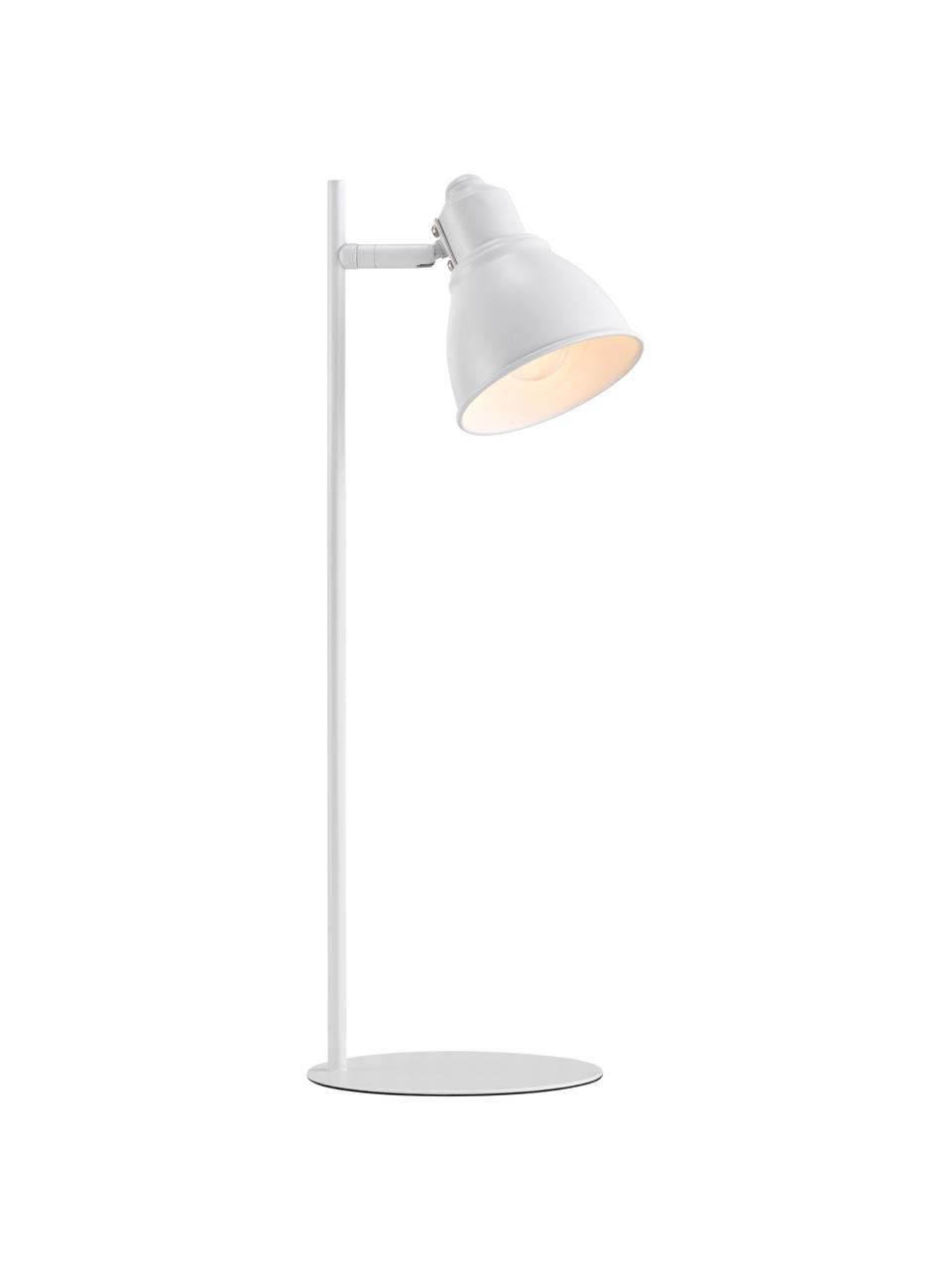 Lampa biurkowa Mercer, Biały, Ø 15 x W 45 cm