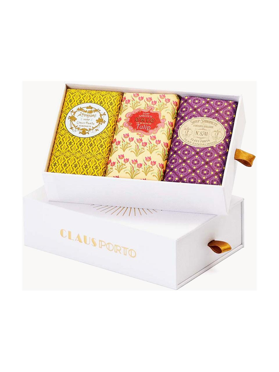 Geschenkbox Classico, 3er-Set, Bunt, B 16 x T 11 cm