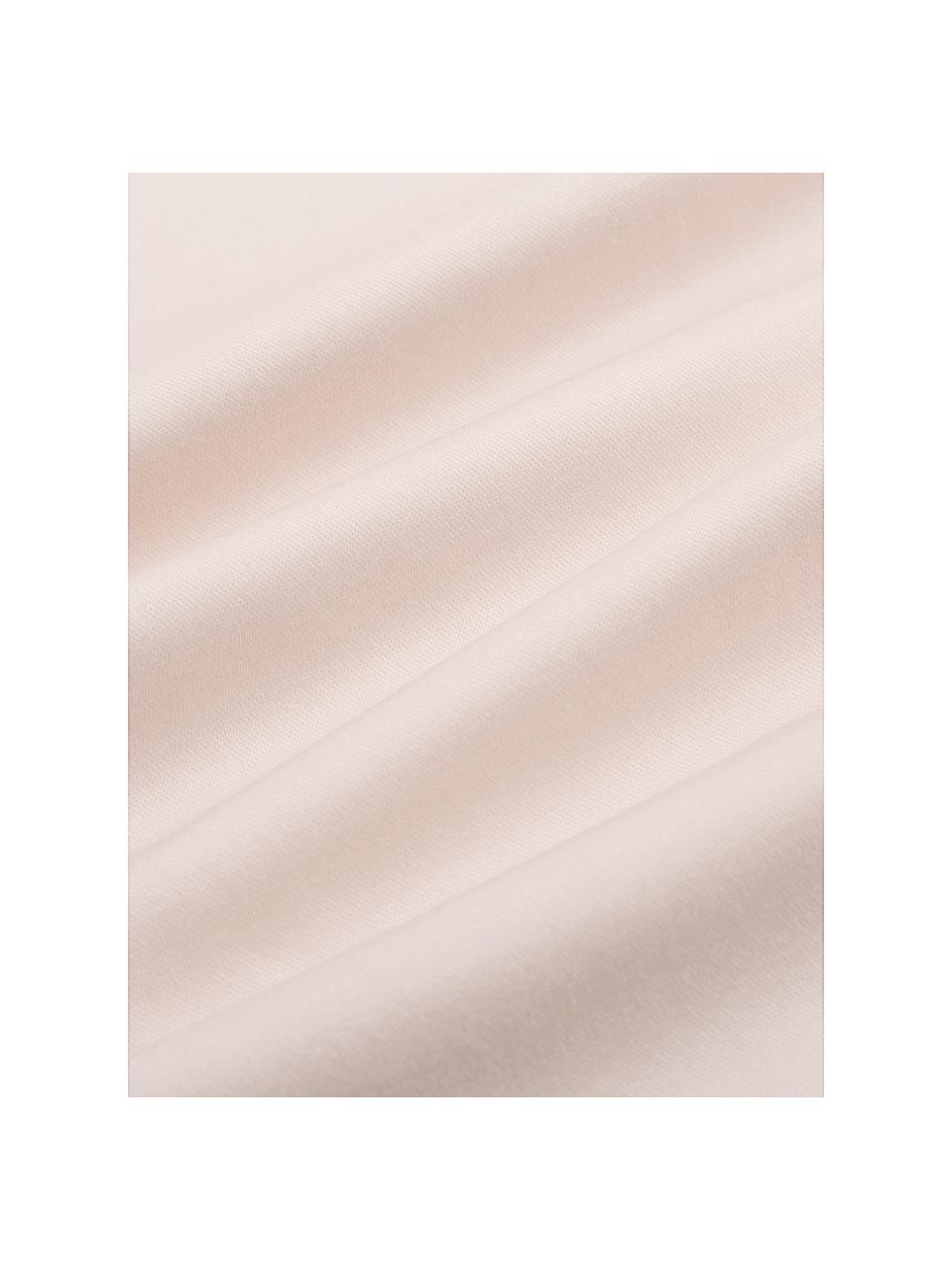 Baumwollsatin-Bettdeckenbezug Premium in Rosa mit Stehsaum, Webart: Satin, leicht glänzend Fa, Rosa, B 160 x L 210 cm