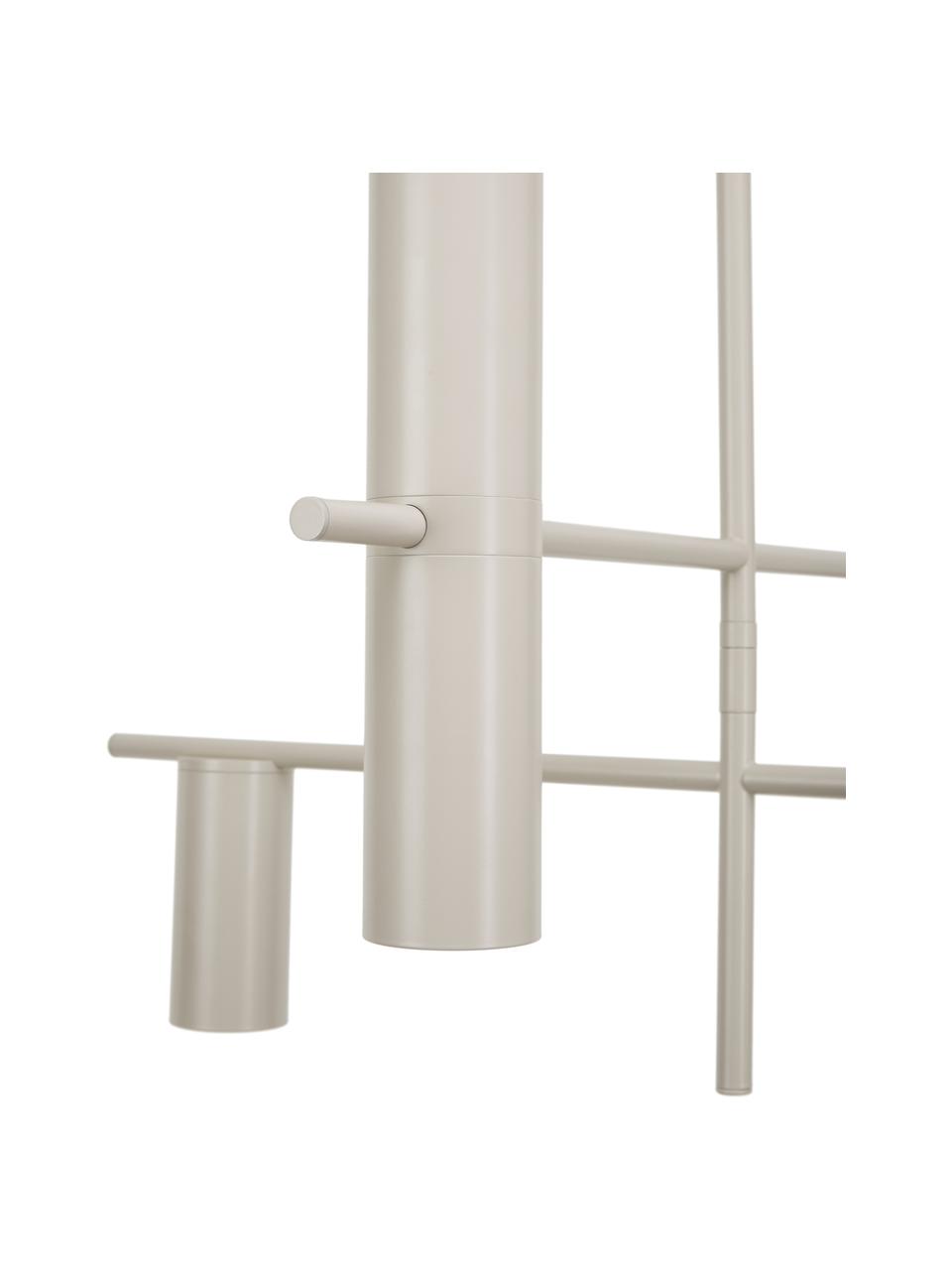 Plafondlamp Cassandra, Lampenkap: vernikkeld metaal, Mat beige, B 70 x H 49 cm