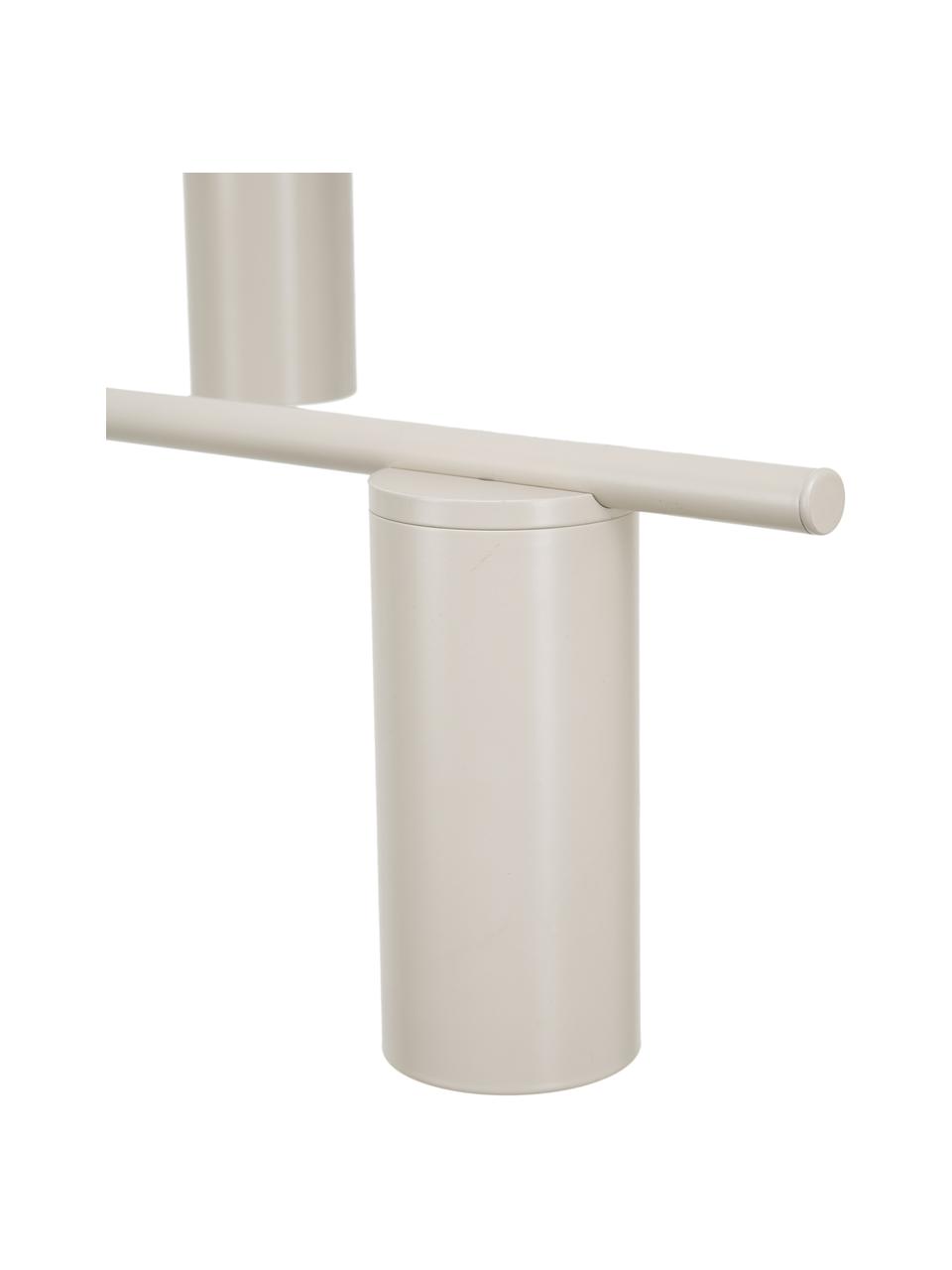 Faretti da soffitto Cassandra, Paralume: metallo nichelato, Struttura: metallo nichelato, Beige opaco, Larg. 70 x Alt. 49 cm